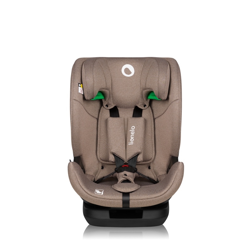 Lionelo - pööratav turvatool alusega LAVENDER i-Size 76-150 cm beež latte