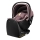 Lionelo - pööratav turvatool alusega MOXIE SET i-Size 40-87 cm roosa-mauve