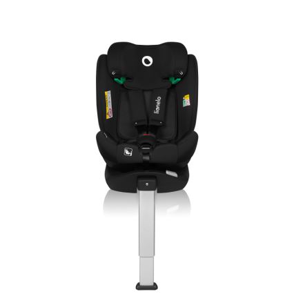 Lionelo - pööratav laste turvatool alusega BRAAM AIR i-Size 40-150 cm Black Carbon