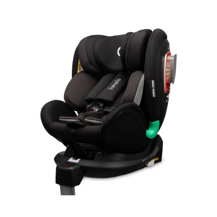 Lionelo - Pööratav i-Size turvatool alusega ANTOON PLUS 40-105 cm Black Onyx
