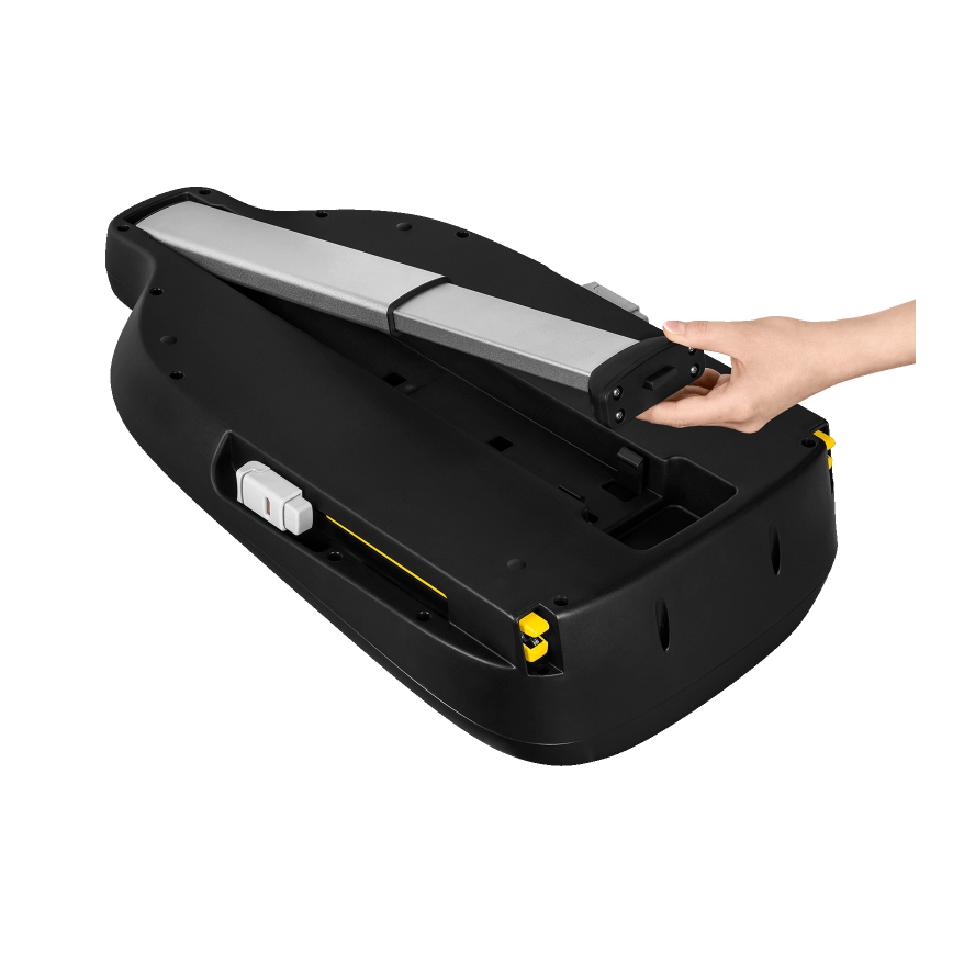 Lionelo - pöörlev turvatool ASTRID SET i-Size 40-87 cm alusega, must/hall