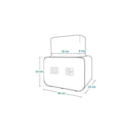 Lionelo - Pudelisoojendaja THERMUP DOUBLE 250W/230V valge