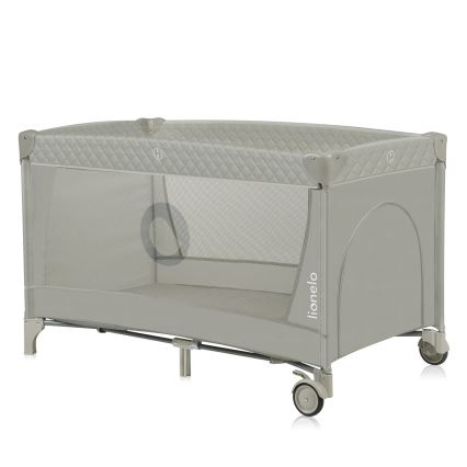 Lionelo - Reisi Beebi Voodi FLOWER Cappuccino