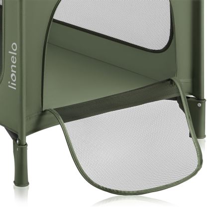 Lionelo - Reisi voodi JASMIN EASY FOLD Roheline oliiv