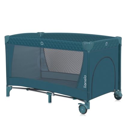 Lionelo - reisisäng FLOWER roheline/türkiissinine