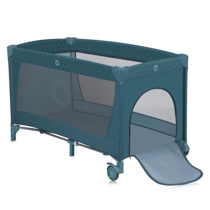 Lionelo - reisisäng FLOWER roheline/türkiissinine