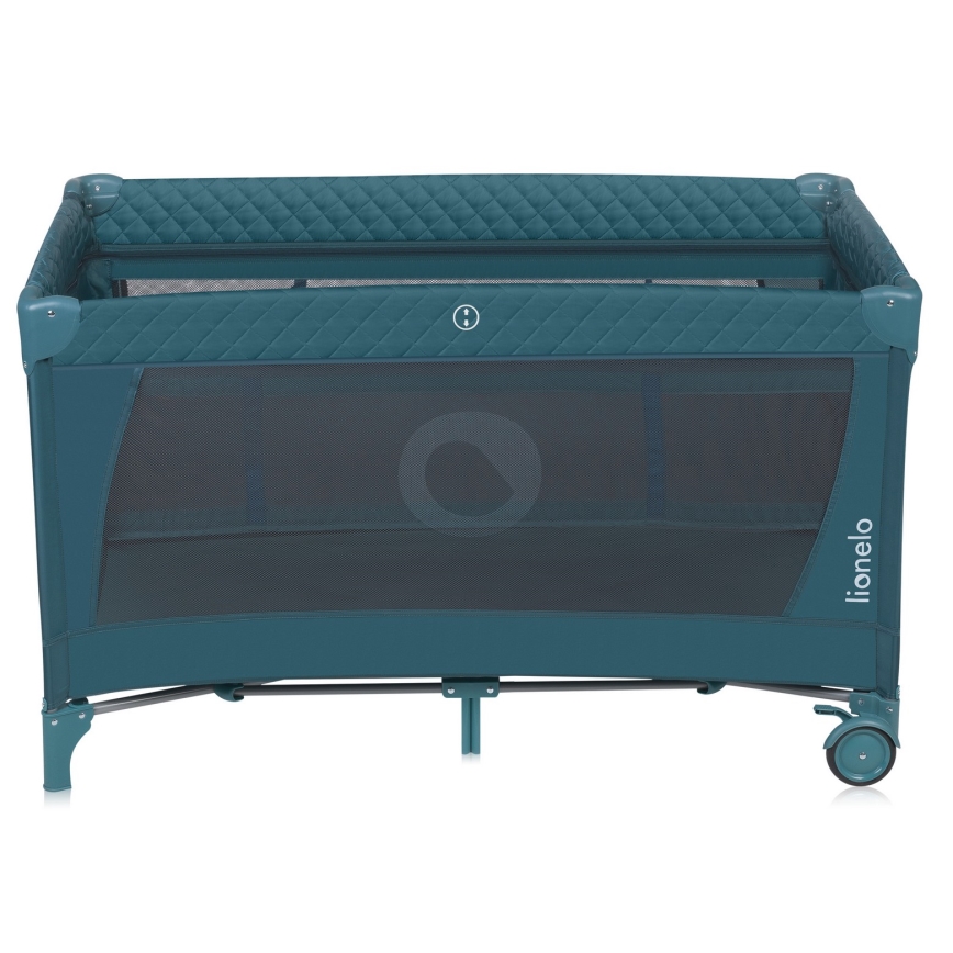 Lionelo - reisisäng FLOWER roheline/türkiissinine