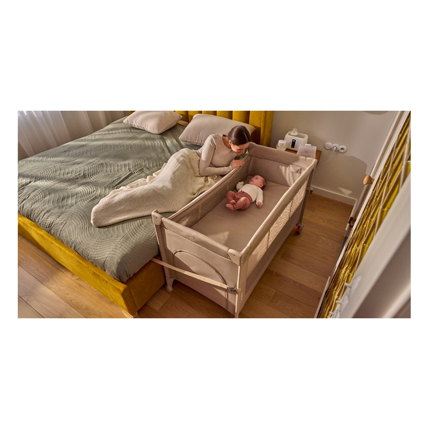 Lionelo - Reisivoodi 3in1 ELLEN Beige Sand