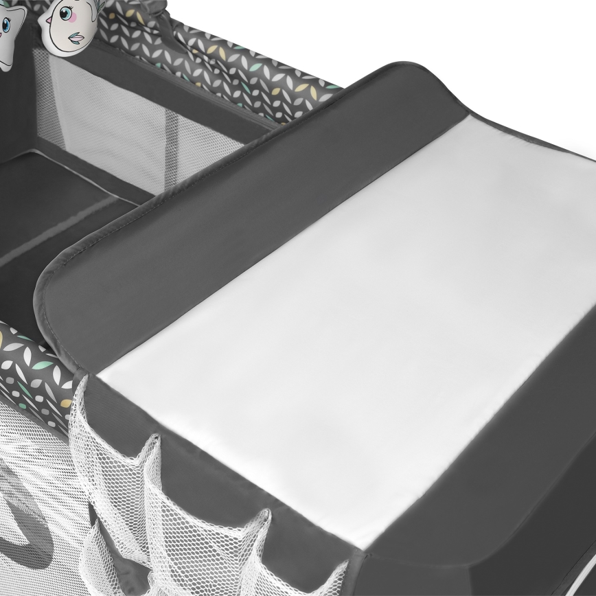 Lionelo - reisivoodi FLOWER, hall Scandi-stiilis