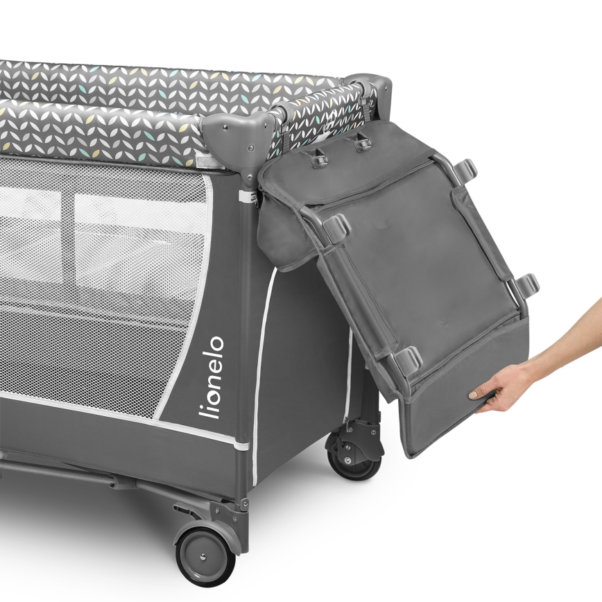 Lionelo - reisivoodi FLOWER, hall Scandi-stiilis