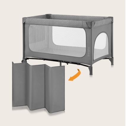 Lionelo - Reisivoodi JASMIN EASY FOLD Grey Stone