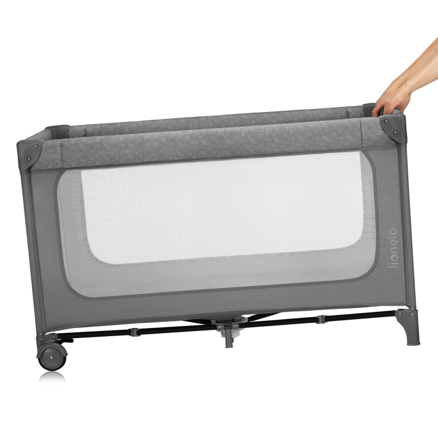 Lionelo - Reisivoodi JASMIN EASY FOLD Grey Stone