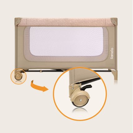 Lionelo - Reisivoodi JASMIN EASY FOLD Liivbeež