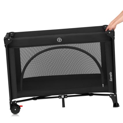 Lionelo - Reisivoodi LAURA Black Carbon