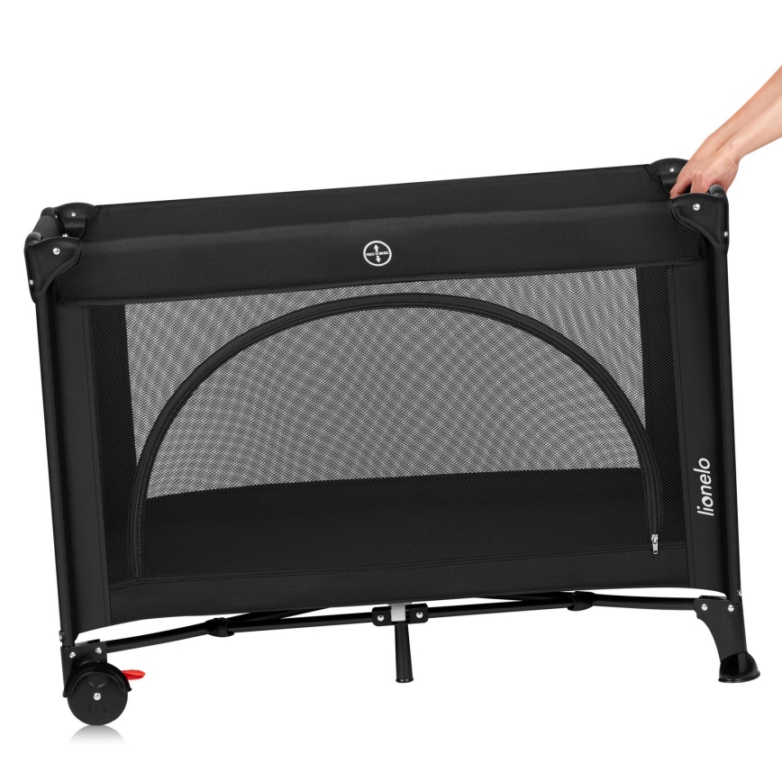 Lionelo - Reisivoodi LAURA Black Carbon