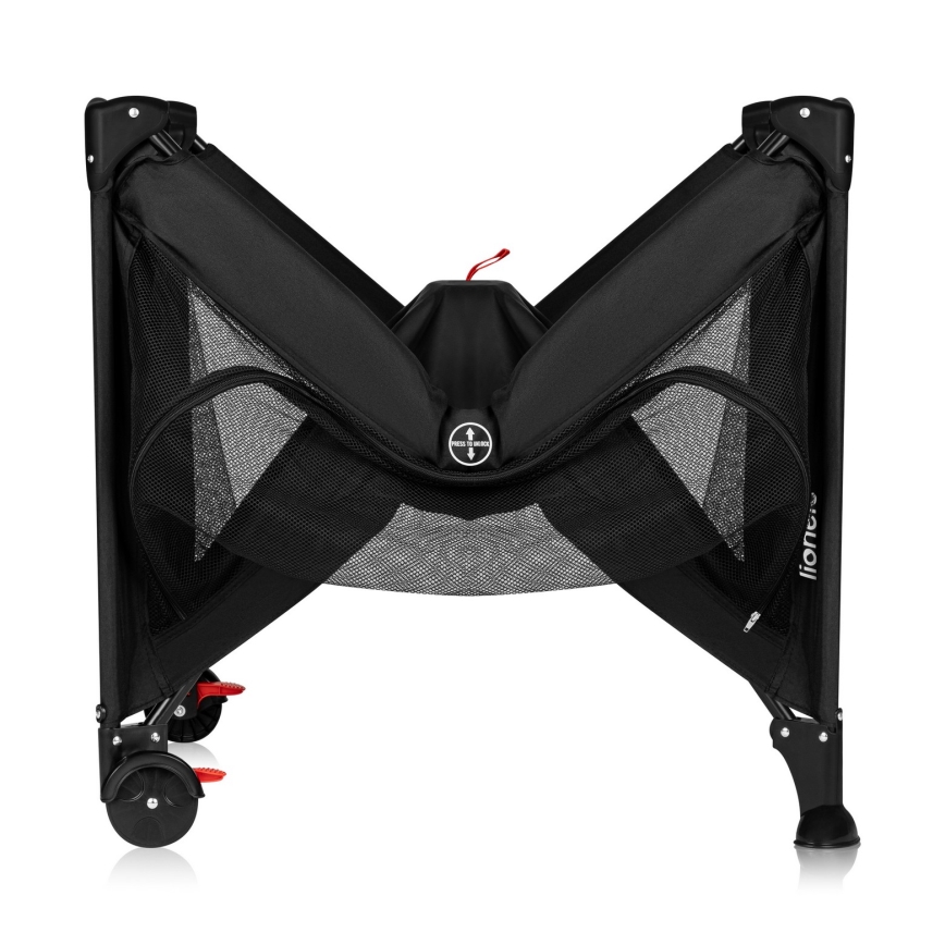 Lionelo - Reisivoodi LAURA Black Carbon