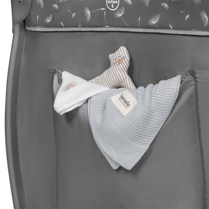 Lionelo - reisivoodi STEFI PLUS hall/valge