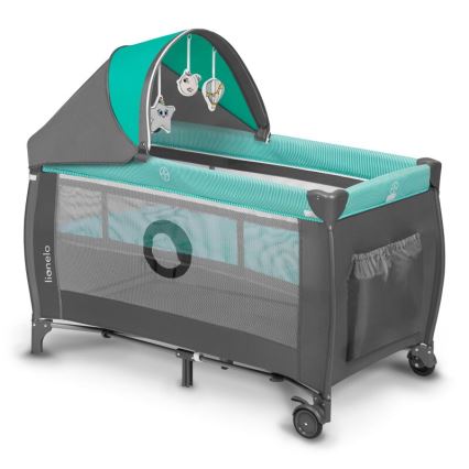 Lionelo - reisivoodi SVEN PLUS hall/türkiissinine