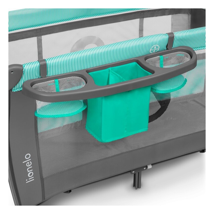 Lionelo - reisivoodi SVEN PLUS hall/türkiissinine