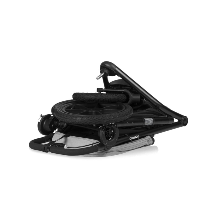 Lionelo - spordi jalutuskäru AZURA must/hall