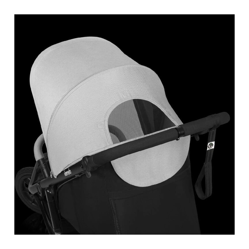 Lionelo - spordi jalutuskäru AZURA must/hall