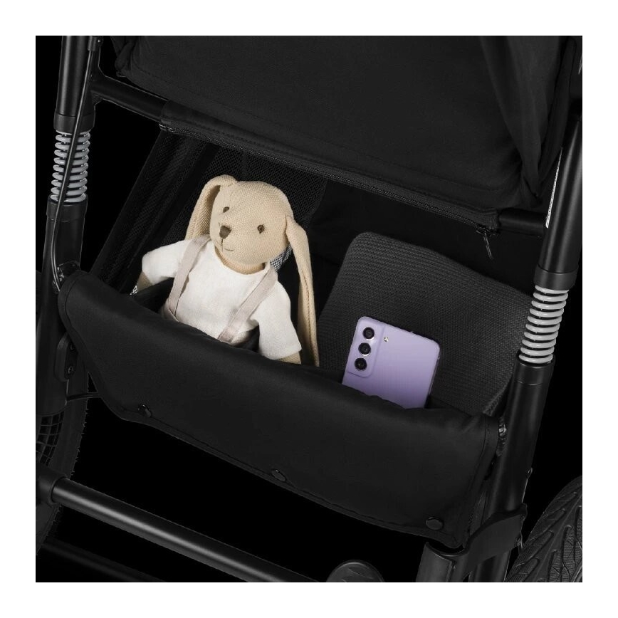 Lionelo - spordi jalutuskäru AZURA must/hall