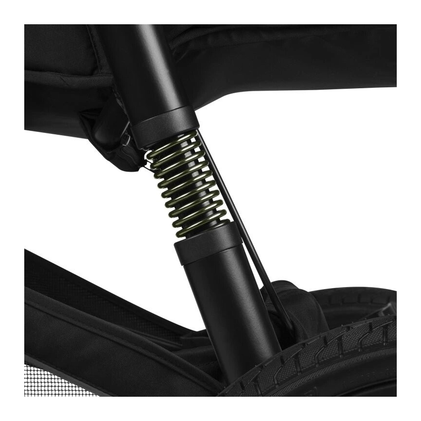 Lionelo - Spordi jalutuskäru AZURA must/roheline