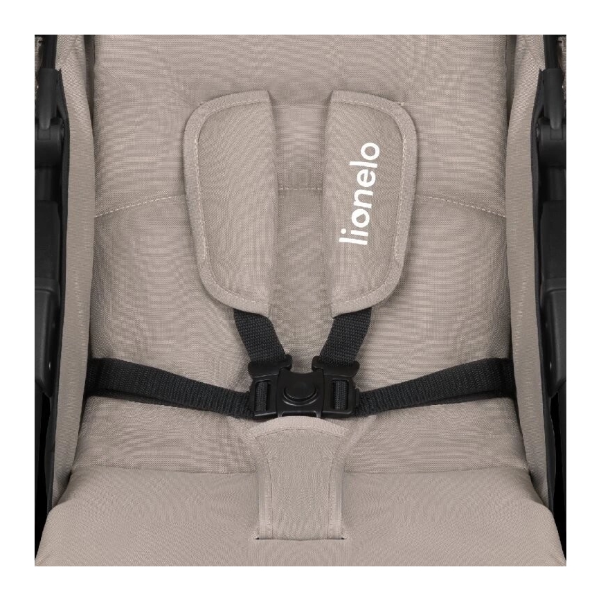 Lionelo - spordi jalutuskäru EMMA PLUS beež/must