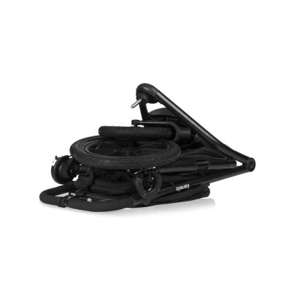 Lionelo - spordijalutuskäru AZURA, must