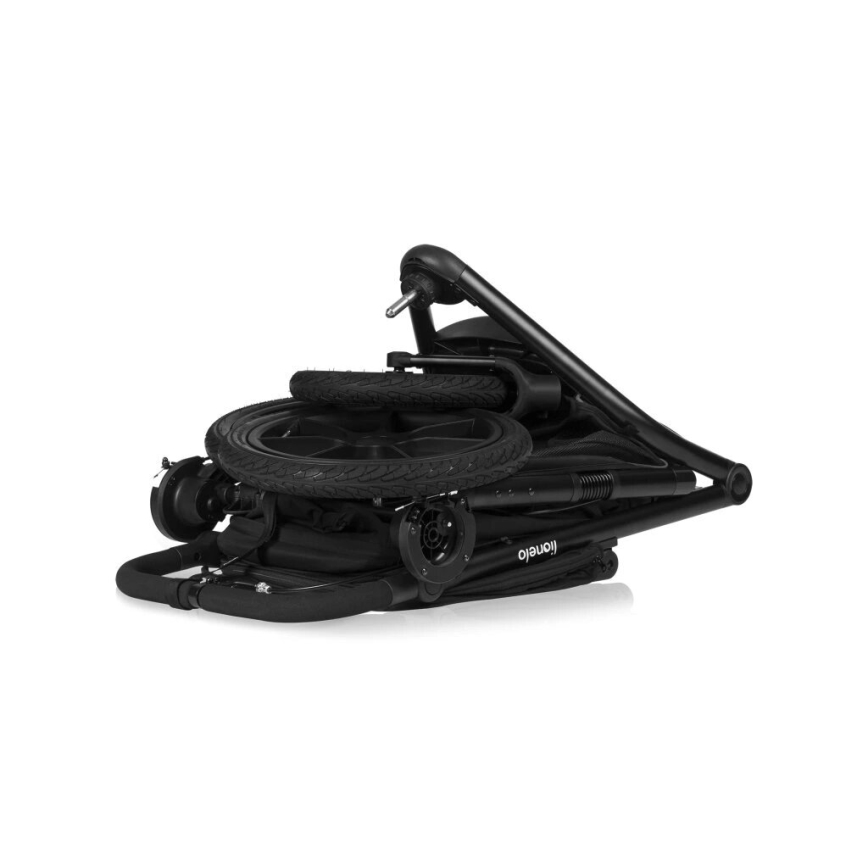 Lionelo - spordijalutuskäru AZURA, must