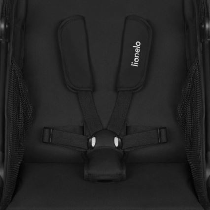 Lionelo - spordijalutuskäru AZURA, must