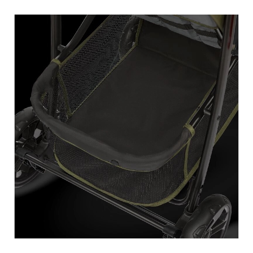 Lionelo - spordijalutuskäru EMMA PLUS roheline