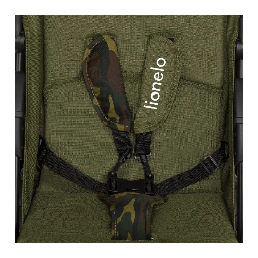 Lionelo - spordijalutuskäru EMMA PLUS roheline