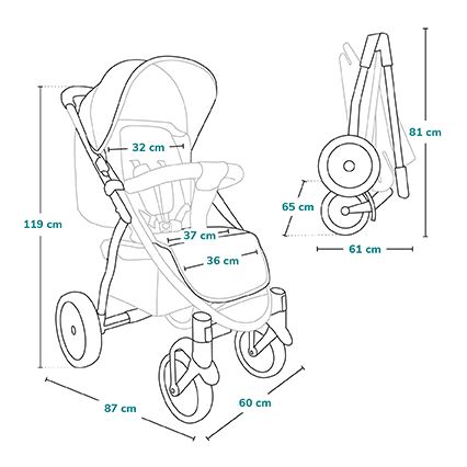 Lionelo - spordivanker ANNET TOUR hall