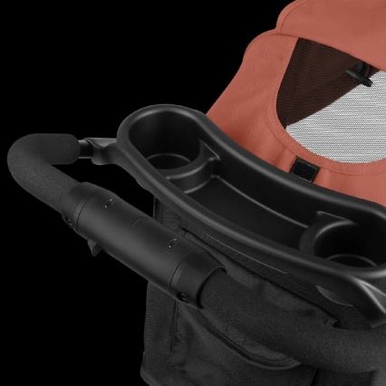 Lionelo - Spordivanker EMMA PLUS telliskivapunane/must