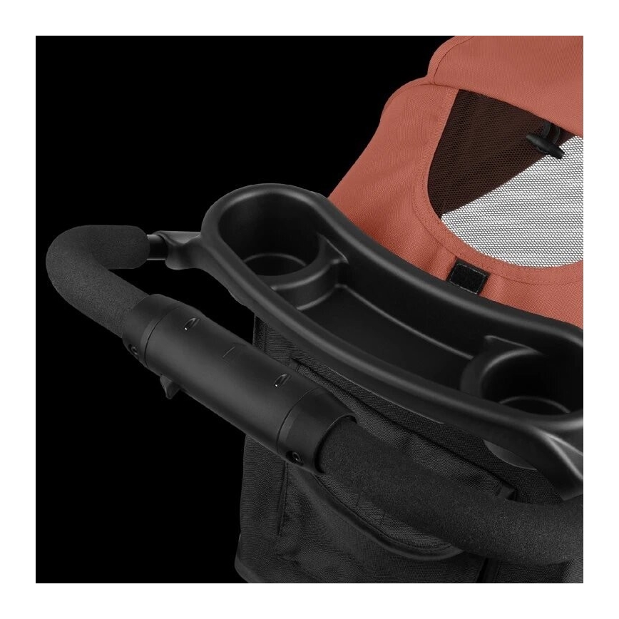 Lionelo - Spordivanker EMMA PLUS telliskivapunane/must