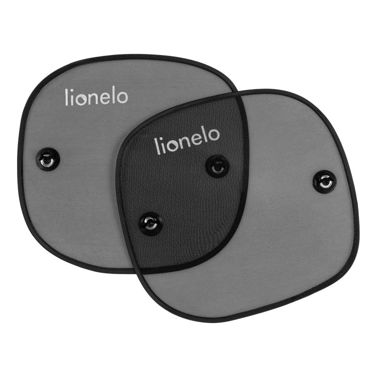 Lionelo - SUNSHADE päikesesirm iminappidega, 2 tk, must