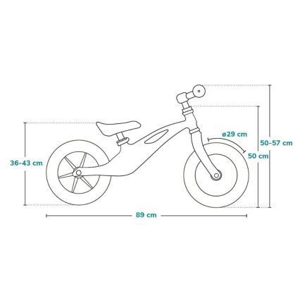 Lionelo - Tasakaalujalgratas BART TOUR roosa/roheline