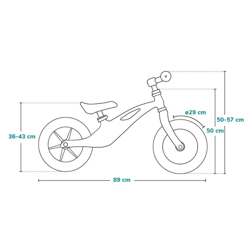 Lionelo - Tasakaalujalgratas BART TOUR roosa/roheline