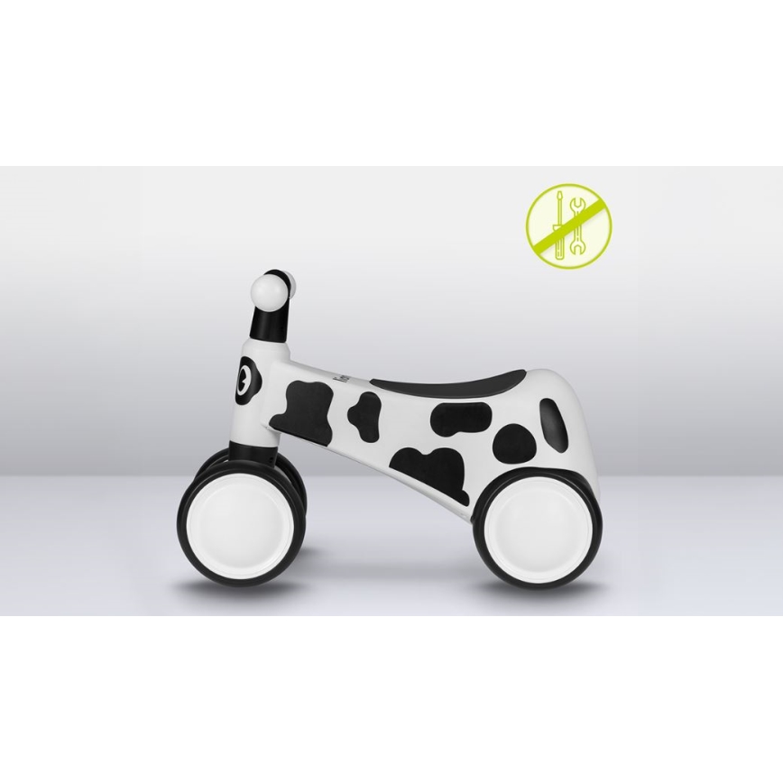 Lionelo - tasakaalujalgratas SAMMY must/valge