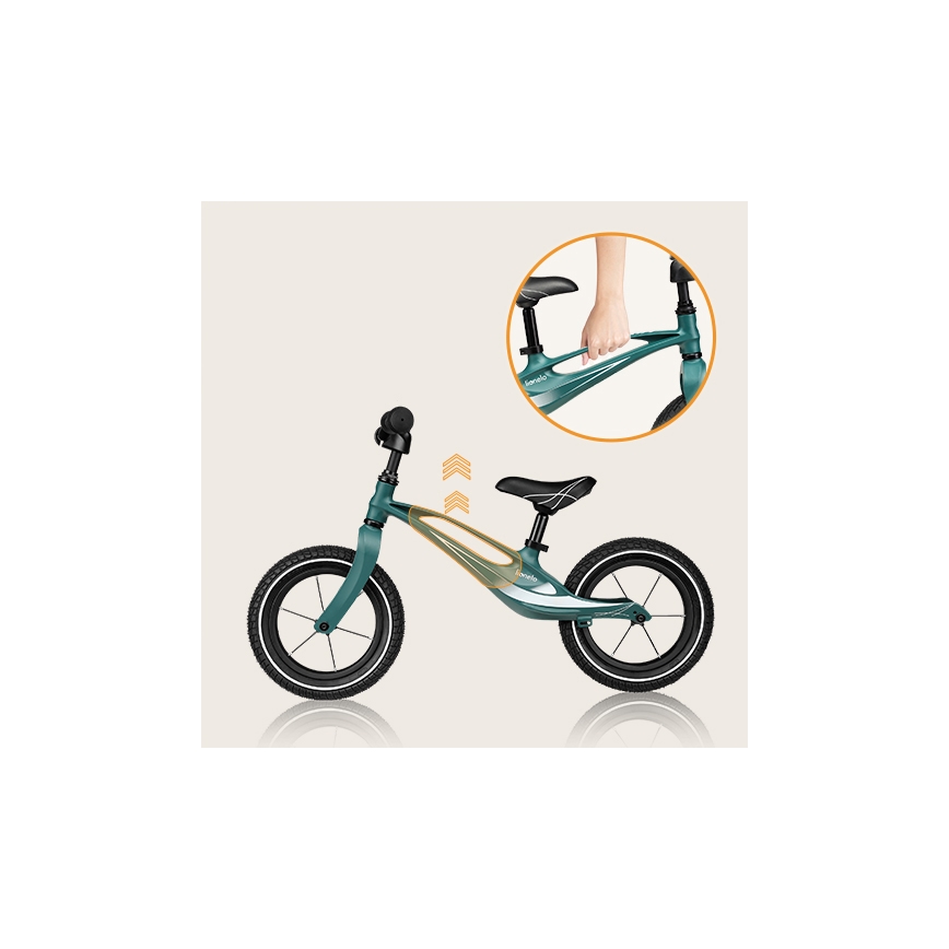 Lionelo - tasakaaluratas BART AIR, roheline