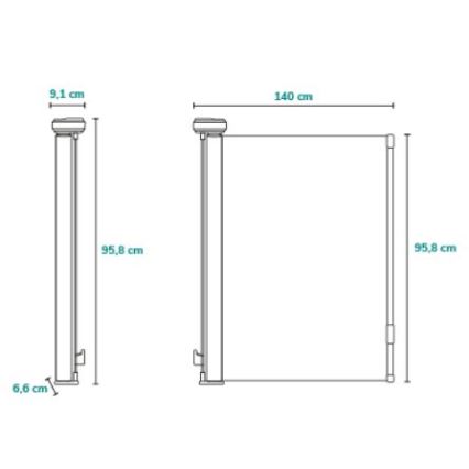 Lionelo - THEA turvavärav, hall