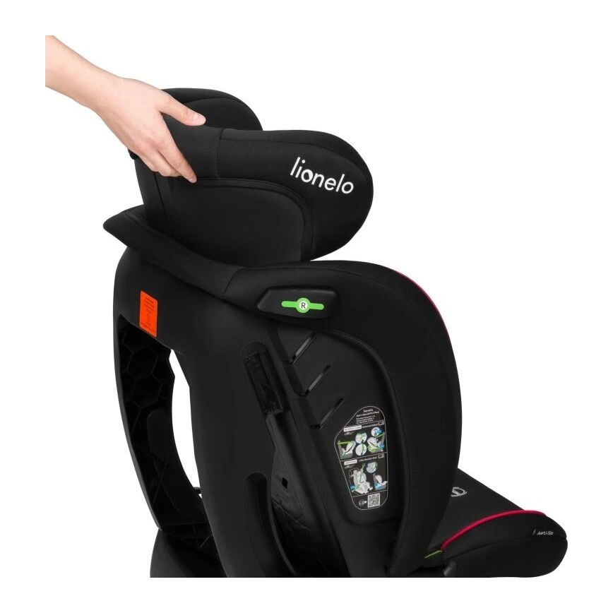 Lionelo - Turvatool AART i-Suurus 40-150 cm must/punane