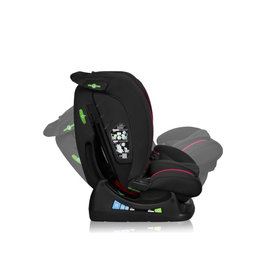 Lionelo - Turvatool AART i-Suurus 40-150 cm must/punane