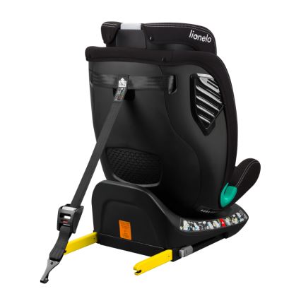 Lionelo - Pööratav turvatool koos alusega BASTIAAN ONE i-Size 40-150 cm Black Carbon
