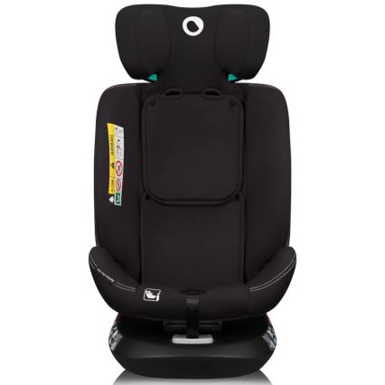 Lionelo - Pööratav turvatool koos alusega BASTIAAN ONE i-Size 40-150 cm Black Carbon