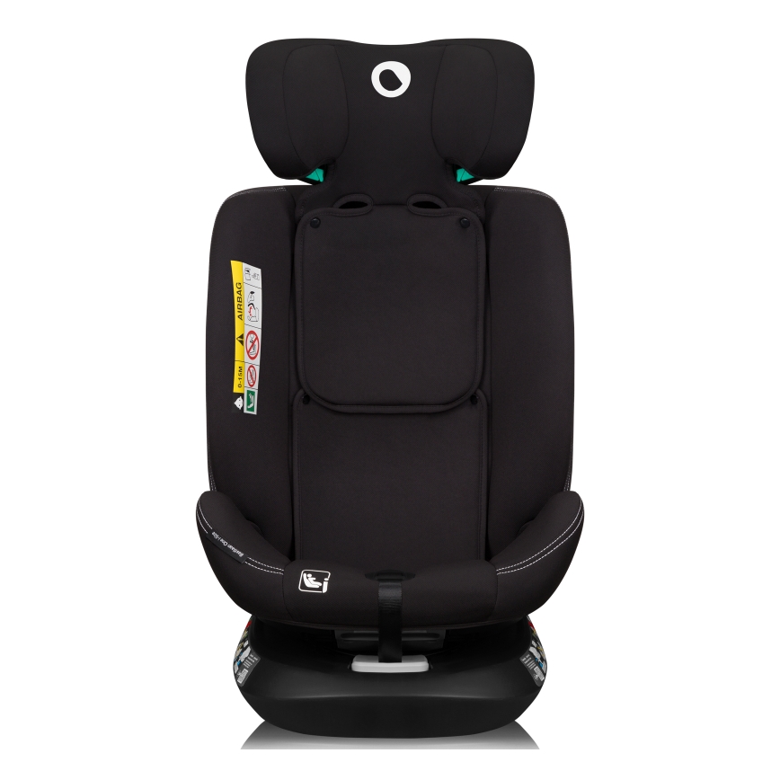 Lionelo - Pööratav turvatool koos alusega BASTIAAN ONE i-Size 40-150 cm Black Carbon