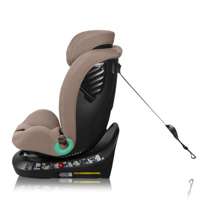 Lionelo - pööratav lasteturvatool alusega BASTIAAN ONE i-Size 40-150 cm liivbeež