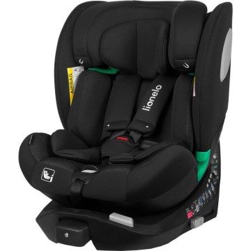 Lionelo - Turvatool alusega, pööratav BRAAM AIR i-Size 40-150 cm süsinikmust