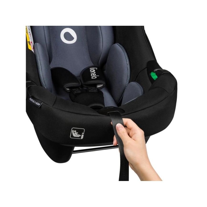 Lionelo - Turvatool ASTRID i-Suurus 40-87 cm must